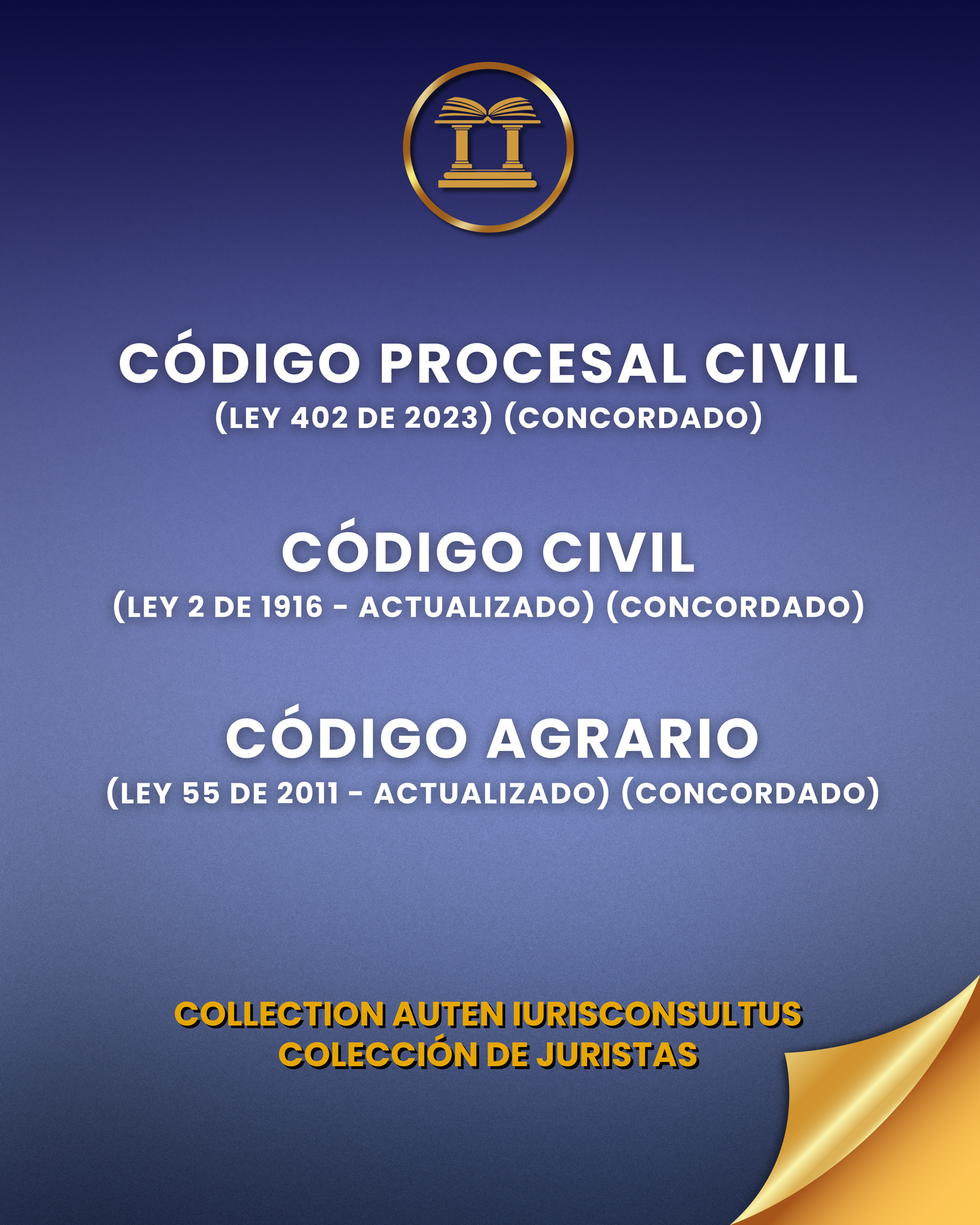 CÓDIGO PROCESAL CIVIL (Ley 402 de 2023) (Concordado)